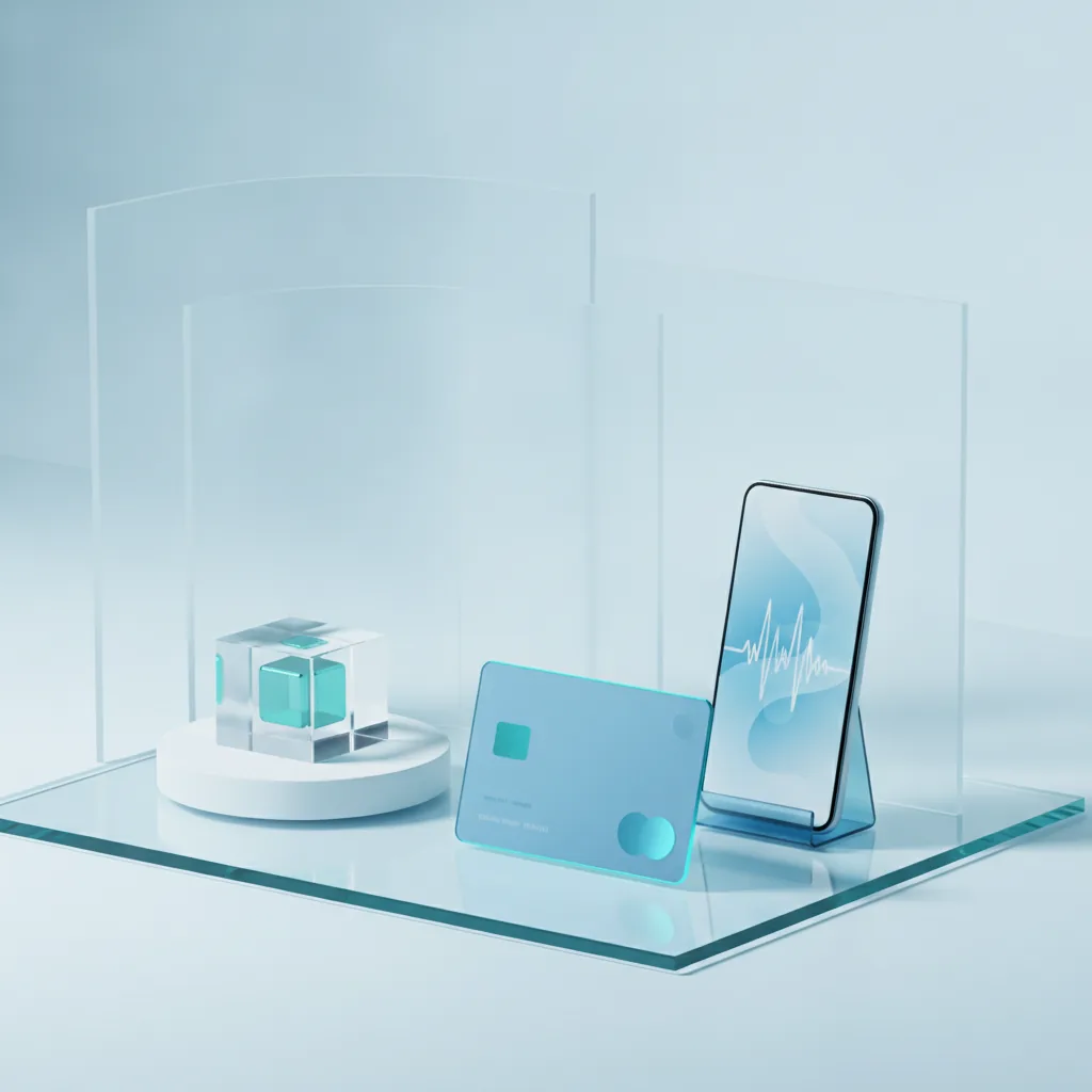 Clean premium fintech aesthetic, trustworthy and innovative mood,