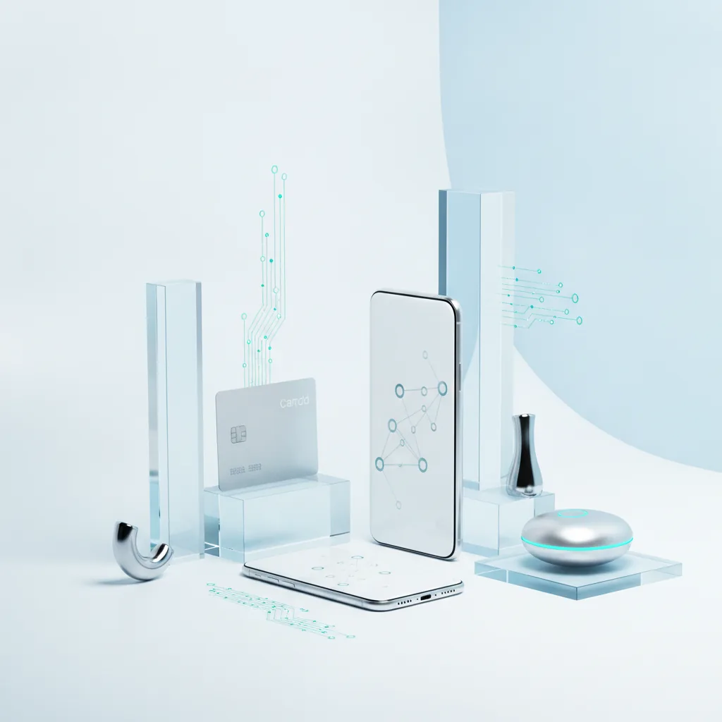 Clean premium fintech aesthetic, trustworthy and innovative mood,